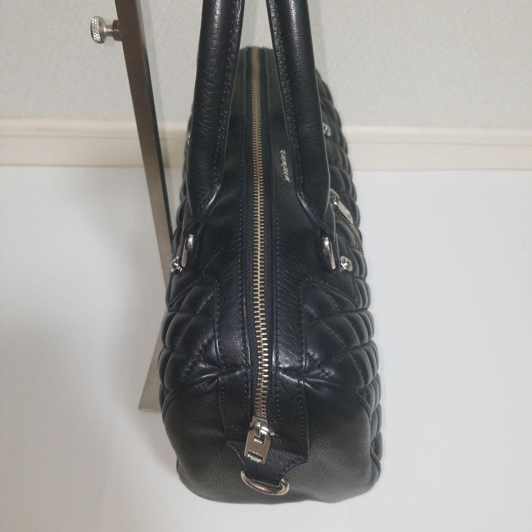 ディーゼル ミニボストンバッグ 2way キルティング ショルダーバッグ 黒