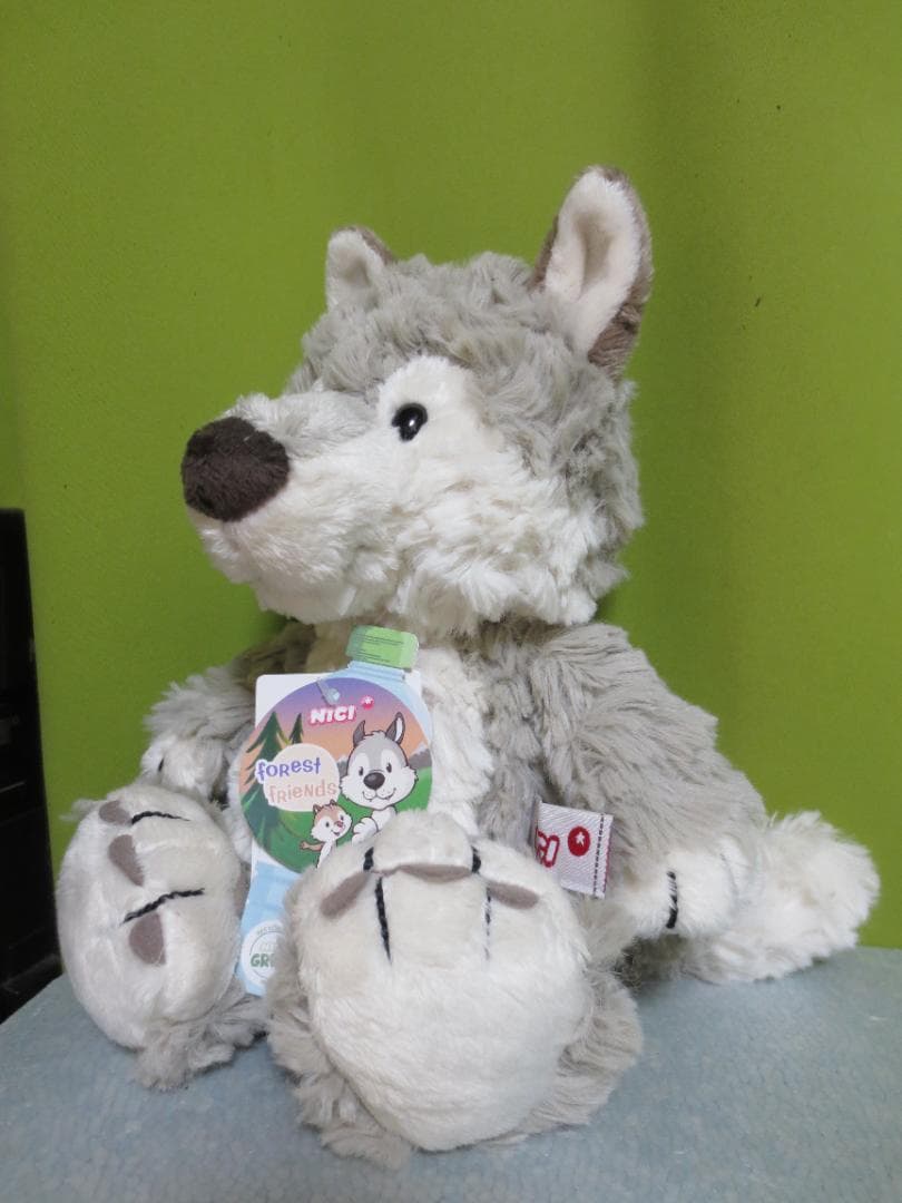 新品 NICI ニキ FF2024 ウルフ クラシックぬいぐるみ 25㎝ 正規品