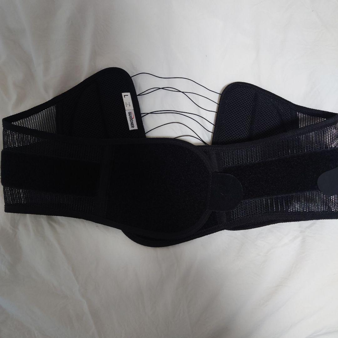 GUARDNER 腰痛ベルト Lサイズ 黒 - メルカリ