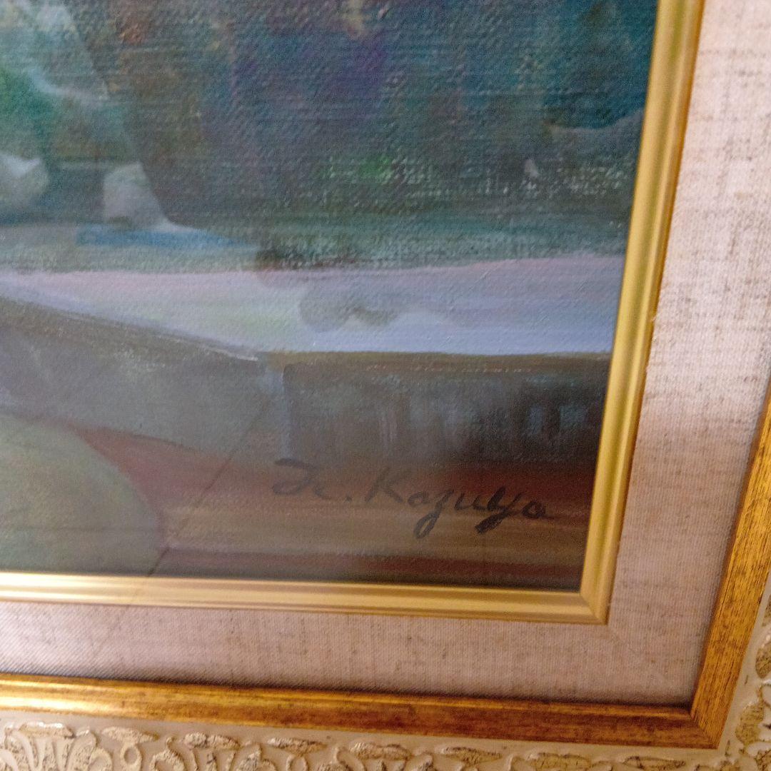 値下げ☆藤井一代 花瓶とバラ 油彩画 - メルカリ