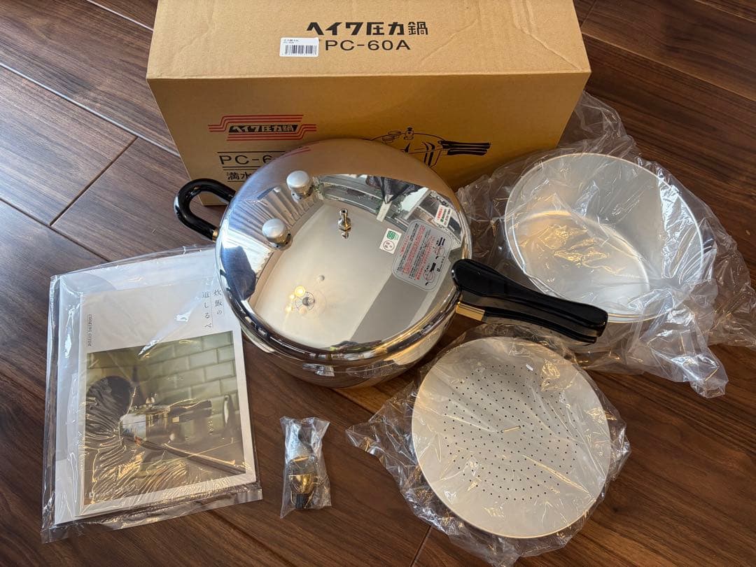 ヘイワ 圧力鍋 PC-60A 6L 説明書 付属品付 酵素玄米 長岡式 FTW - メルカリ