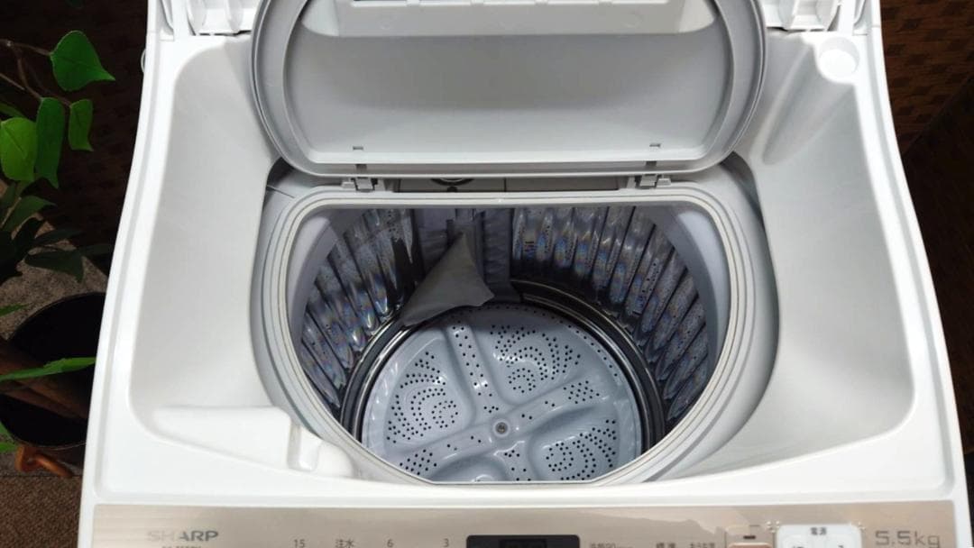 ★美品　分解清掃済　シャープ 洗濯乾燥機 5.5Kg 2021年製造★