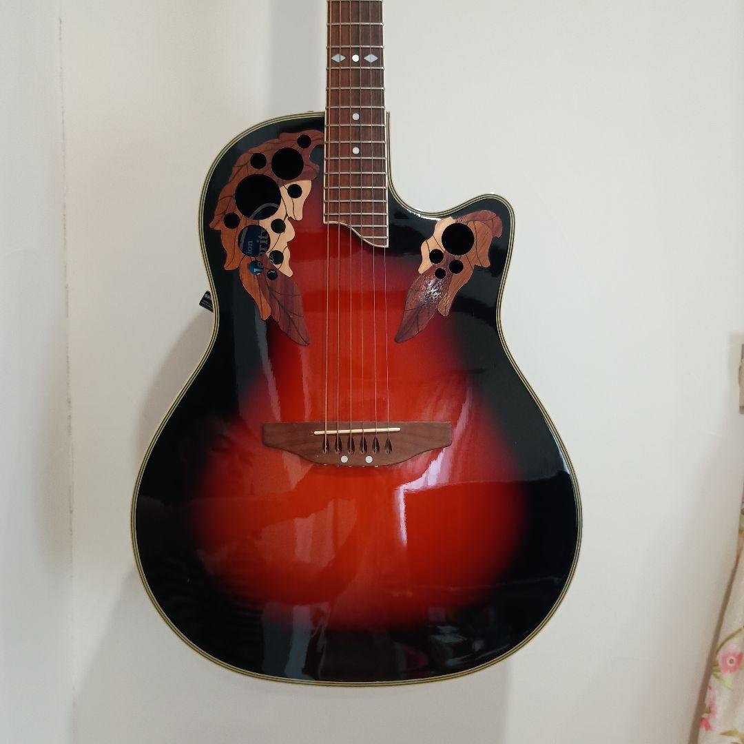 美品 低弦高 オベーションギター セレブリティデラックス ディープボール