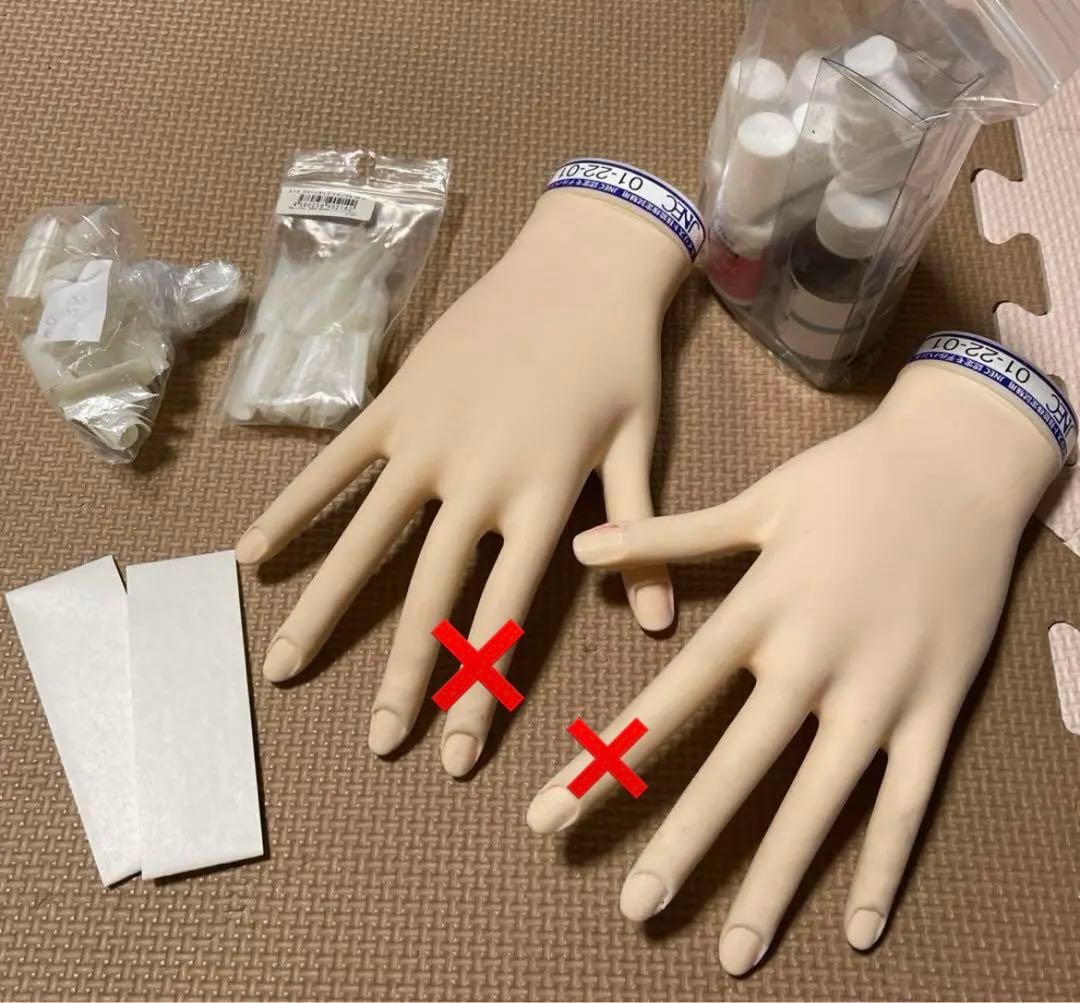 ネイリスト検定2級 認定ハンド チップラップ アクティベーター 練習