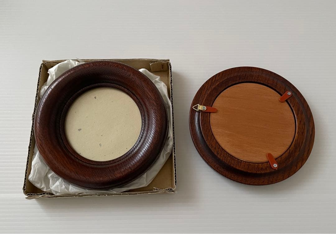 円型の額縁　二つセット 万丈（VANJOH） 20％OFF☆ダブルフレーム ベーシック 六切判 楕円