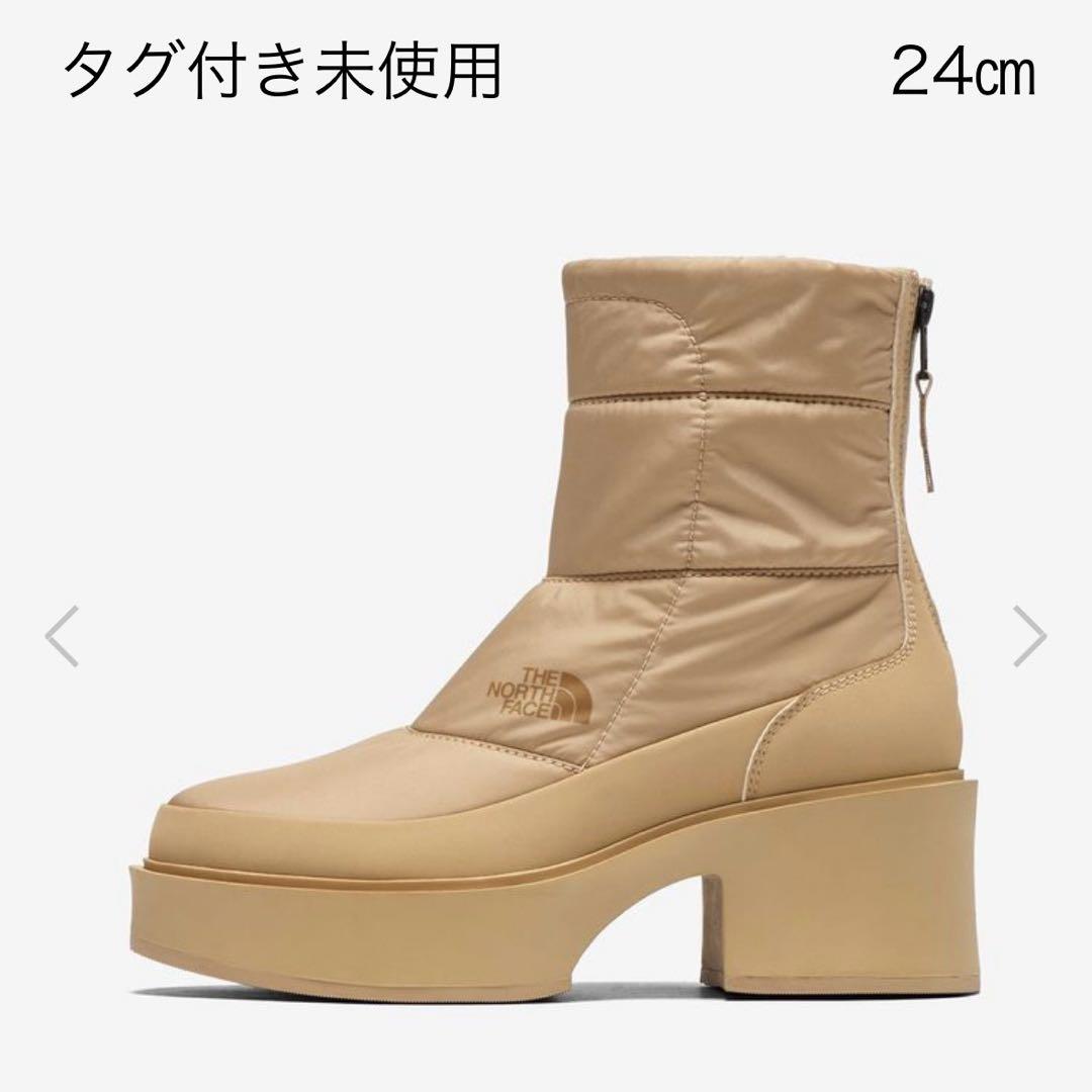 新品未使用　ノースフェイス　カルミア ヌプシ　ブーツ　ベージュ ヒール　24cm THE NORTH FACE（ザ ノースフェイス） ウィンターブーツ レディース
