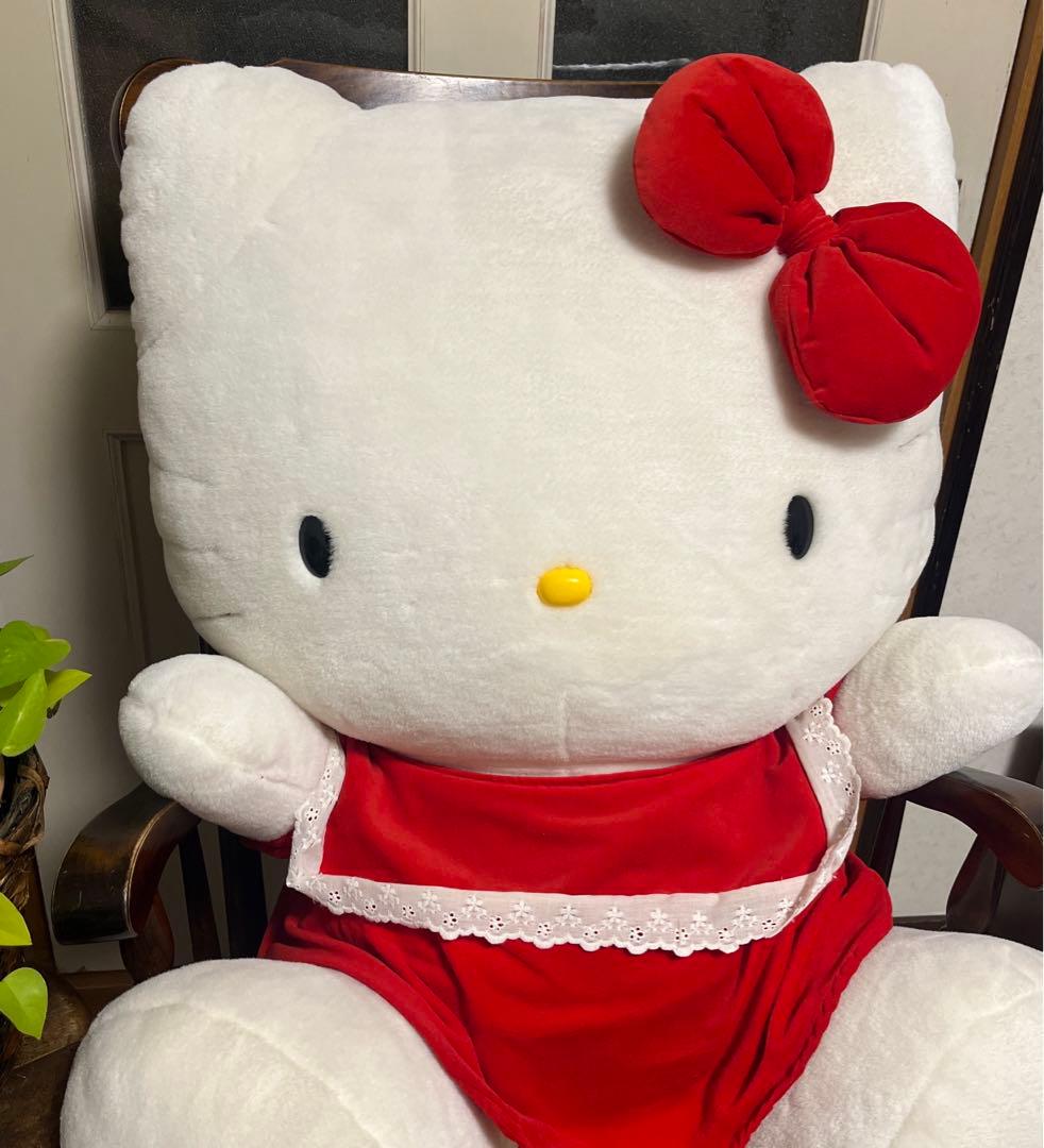 昭和レトロ キティちゃん ぬいぐるみ 限定品？ ビックサイズ 希少 大型