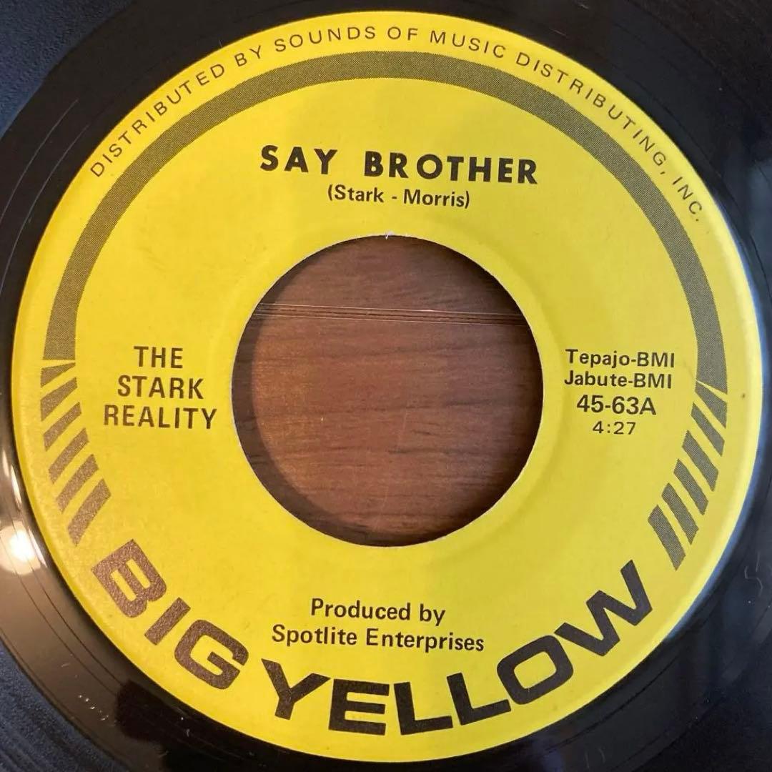 THE STARK REALITY Say Brother 7インチ STARK REALITY / SAY BROTHER / 7