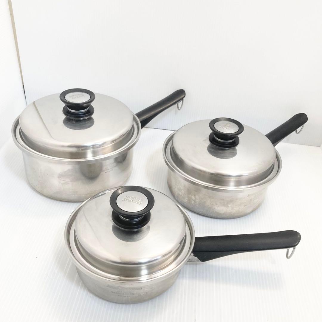 アムウェイ Amway クィーンクックウェア 大中小ソースパン - メルカリ