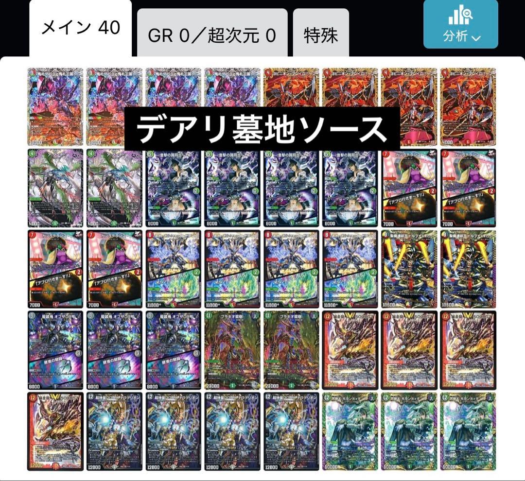 デアリ墓地ソース 超CS使用予定候補！デアリ墓地ソース！｜ももぐま