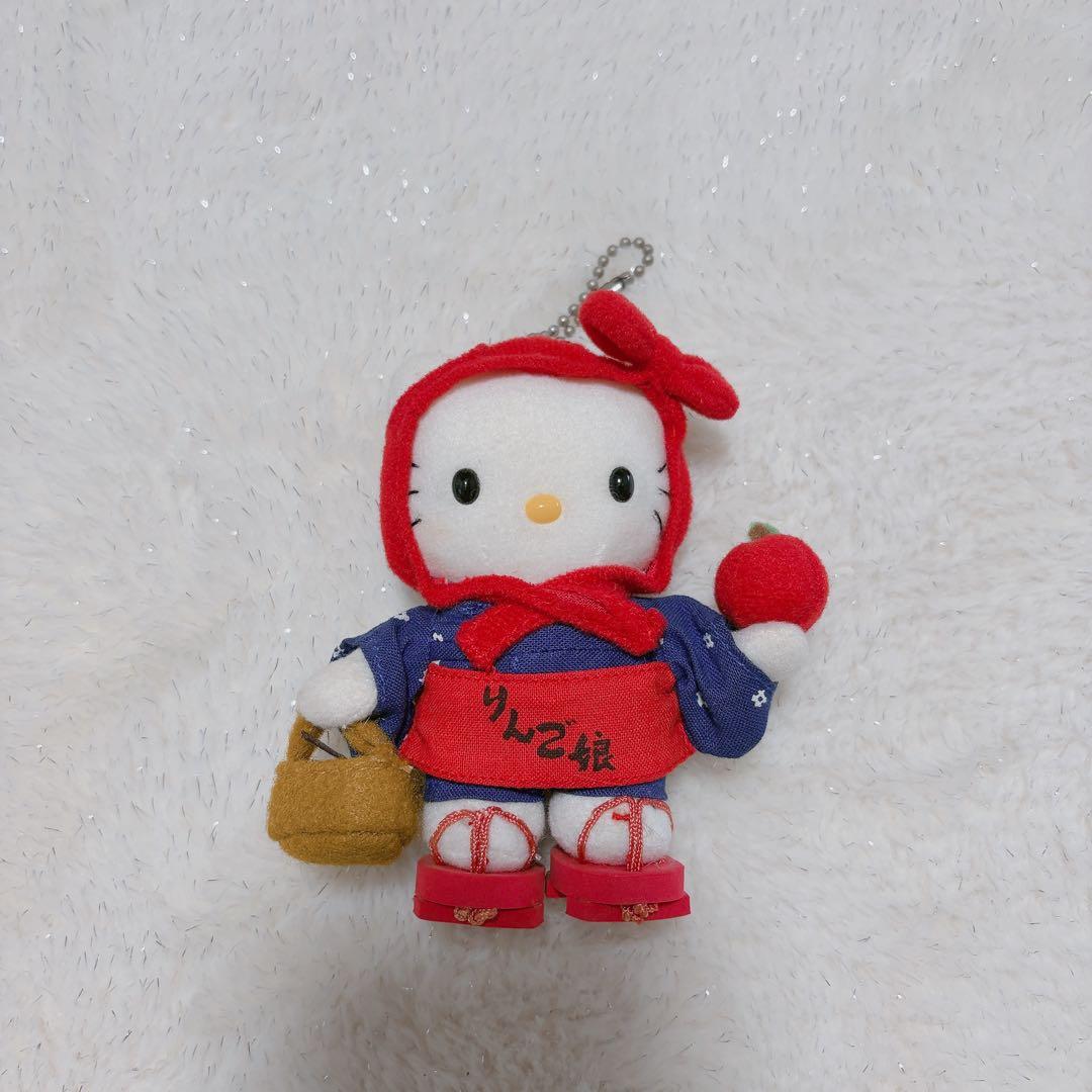 ご当地 キティ 青森 りんご娘 キーホルダー - メルカリ