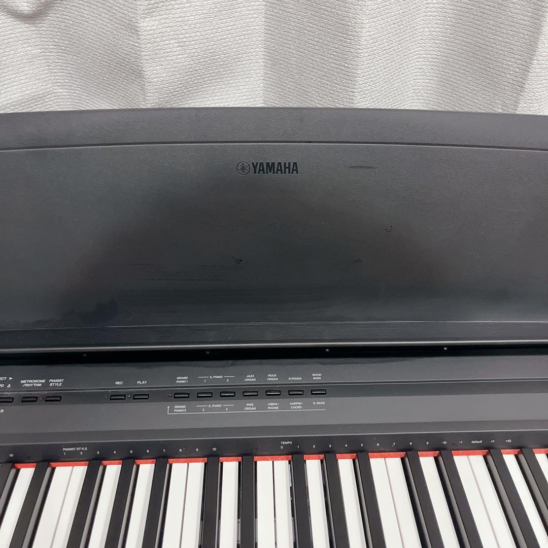 美品】YAMAHA 電子ピアノ P-105 譜面台 スタンド フットペダル付き