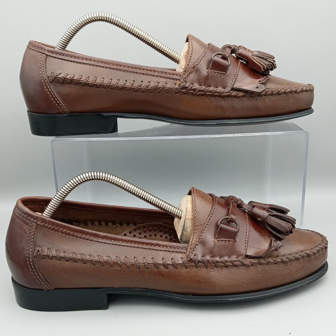 【美品】G.H.BASS ジーエイチバス タッセルローファー レザー 24.0㎝