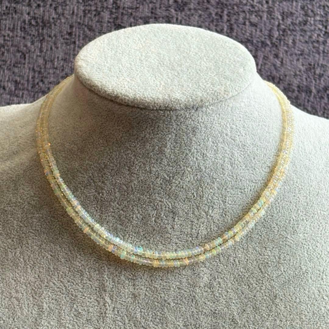 ナチュラルオパールグラスコードメガネチェーン DANTE グラスチェーン オーバル 眼鏡チェーンめがねチェーン/おしゃれ