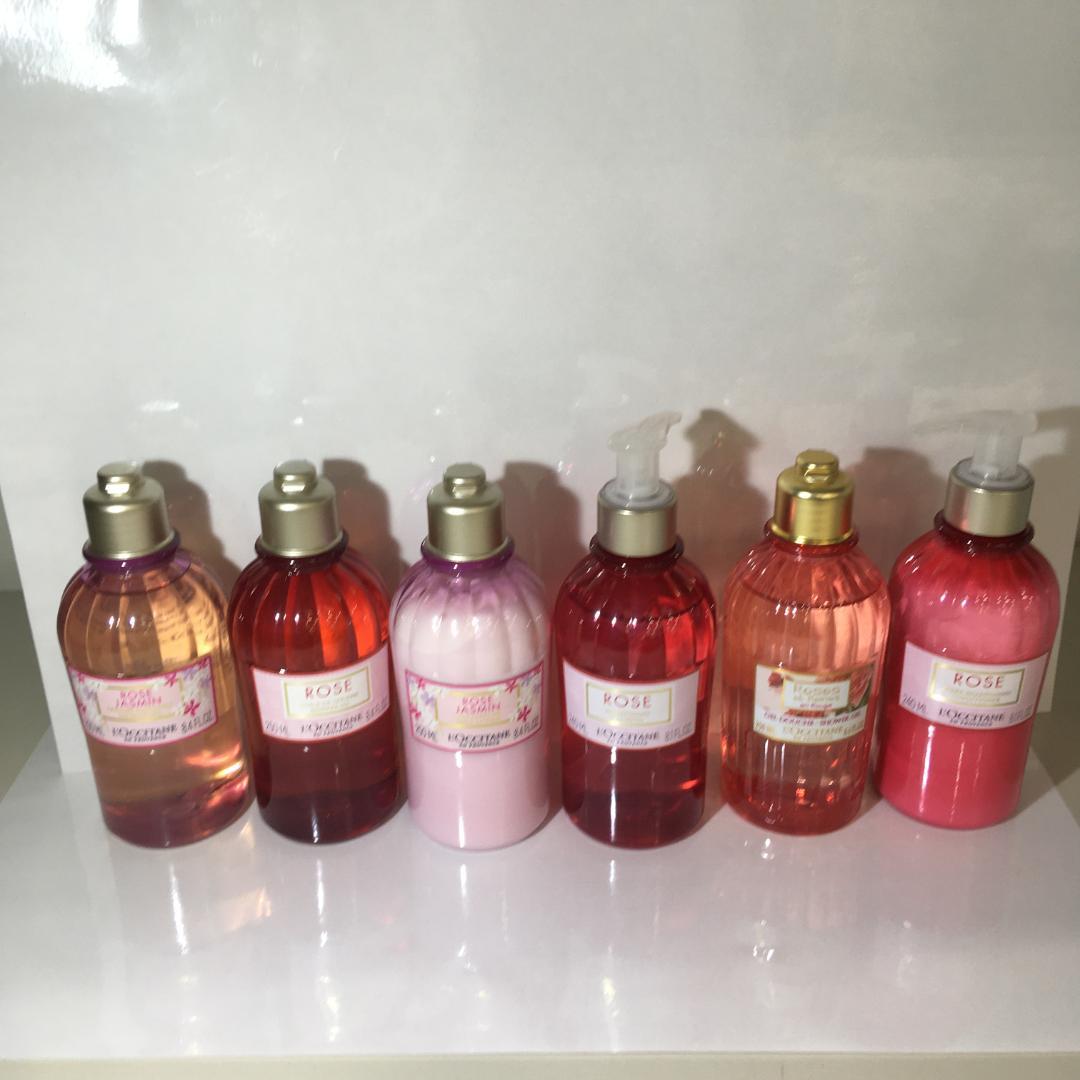 ロクシタン L'OCCITANE ヘア・ボディケア６本セット ROSEシリーズ ロクシタン ギフトセット ハンドクリーム シャワージェル ボディソープ