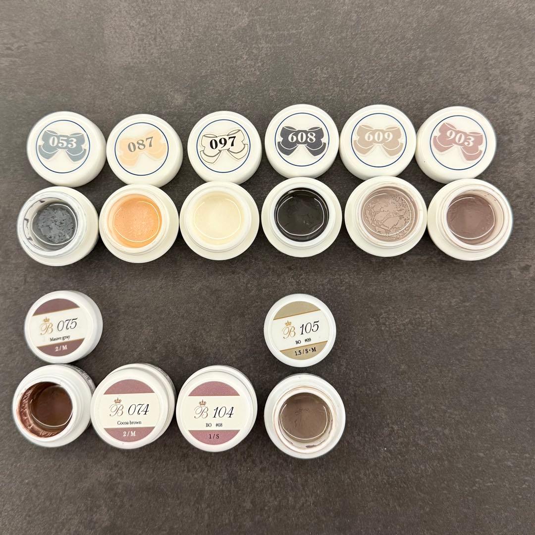 美品 カラージェル81個セット！まとめ売り プレゼント付♪