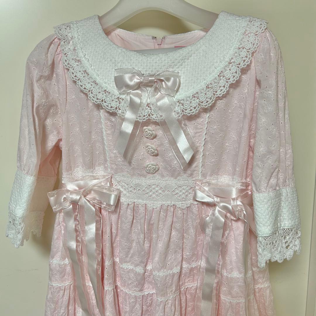 はわせティアードワンピース BABY,THE STARS SHINE BRIGHT / はわせティアードワンピース ピンク S