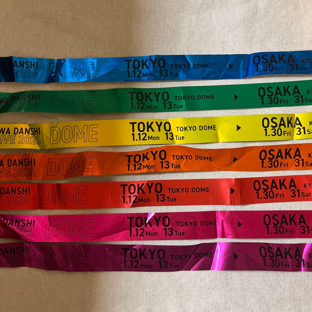 なにわ男子Voyage銀テープフル 7本 - メルカリ