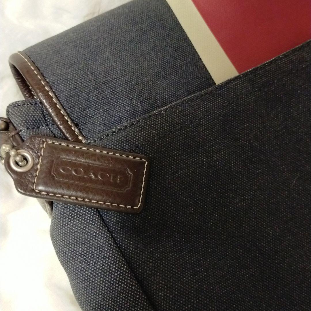 美品 廃盤入手困難 コーチ メッセンジャーバッグ ユニセックス デニム