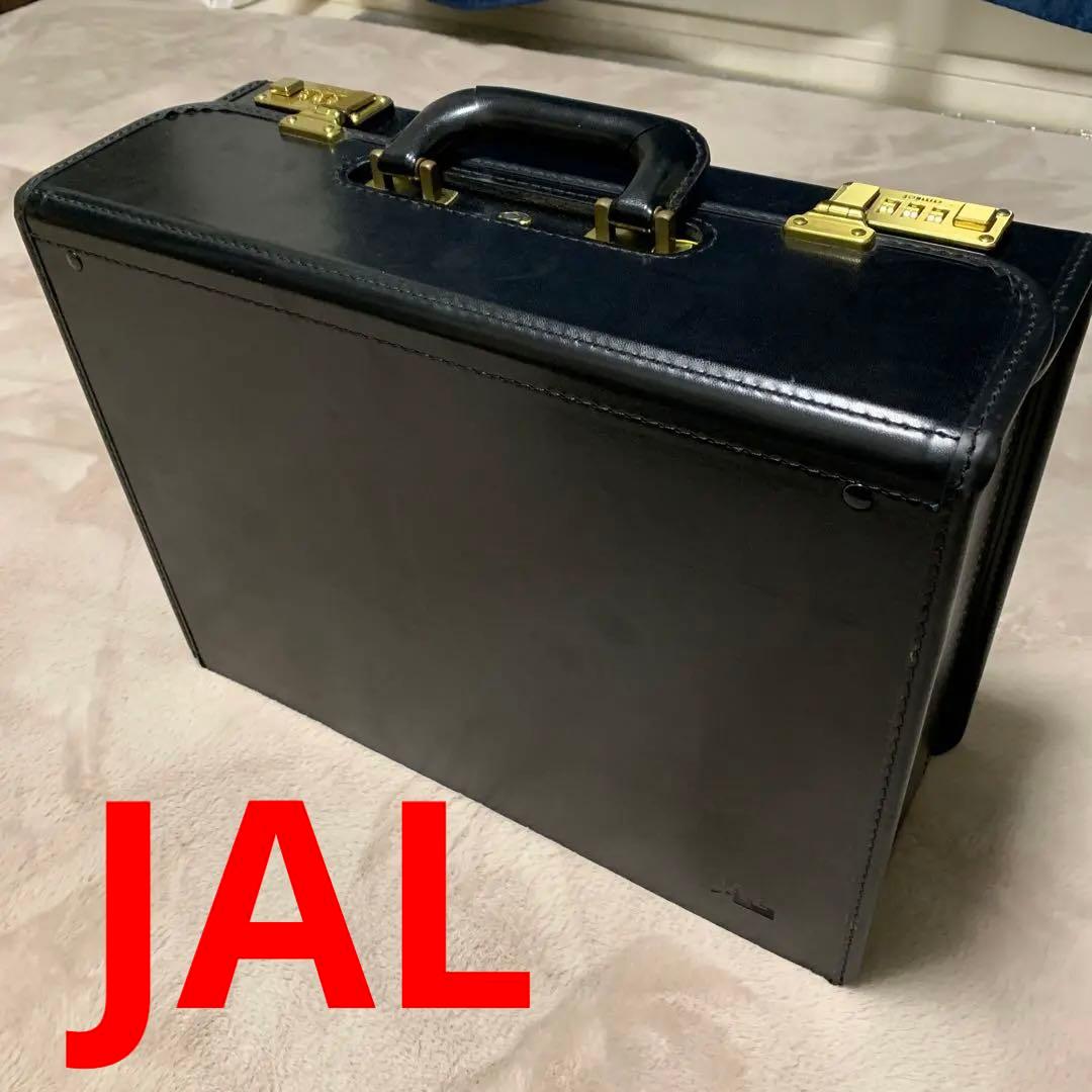 希少品・旧ロゴ入り】JAL JAL 日本航空 パイロット鞄 バッグ 希少