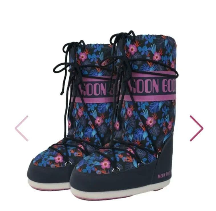 ナタ　　★新品★タグ付き★Moon Boot★アイコンナイロンスノーブーツ 関税送料込】MOON BOOT アイコン ナイロン スノーブーツ (MOON BOOT