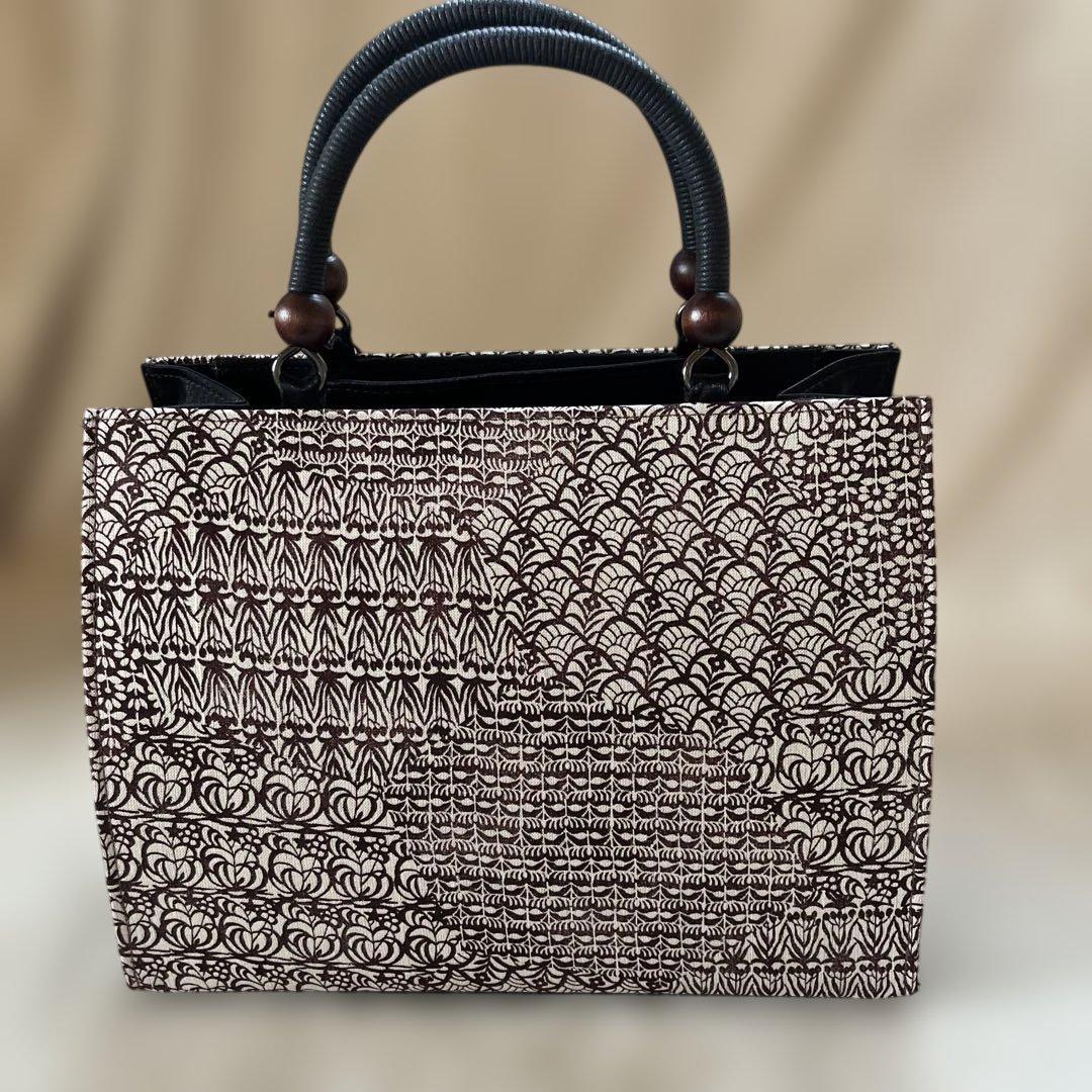 京都SHOZAN謹製 正絹和装バッグ未使用品 切り嵌め小紋柄 - メルカリ