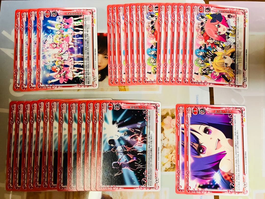 AKB0048 プレメモ 一番くじ キャラメタルタグ 色別まとめセット 赤