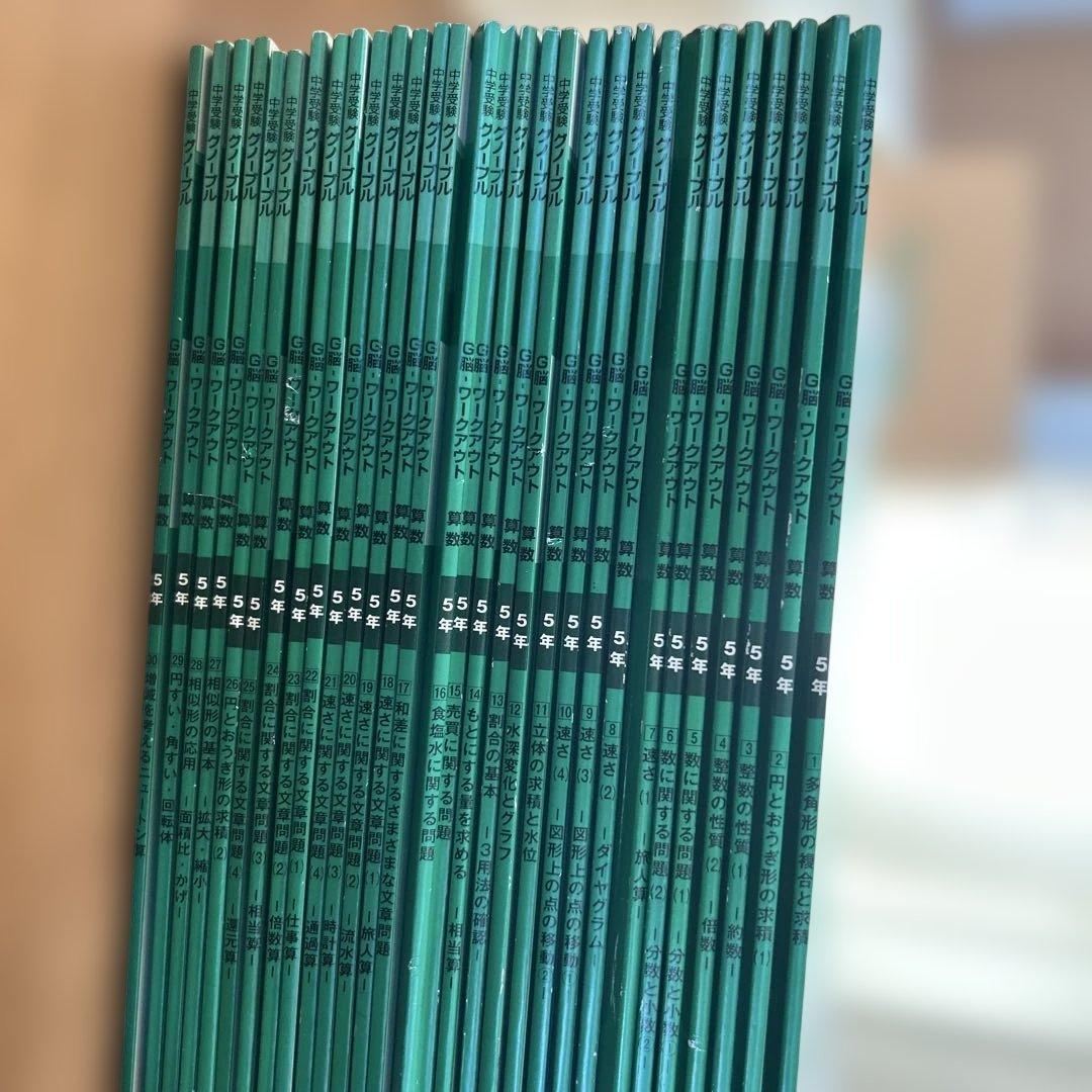 値下げ中！　算数 5年 G脳ワークアウト 新版 30巻セット 51MSr07mfvL.jpg