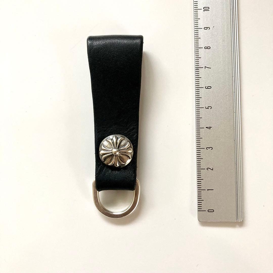 クロスボール シルバー925 ベルトループレザー Dカン ハンドメイド