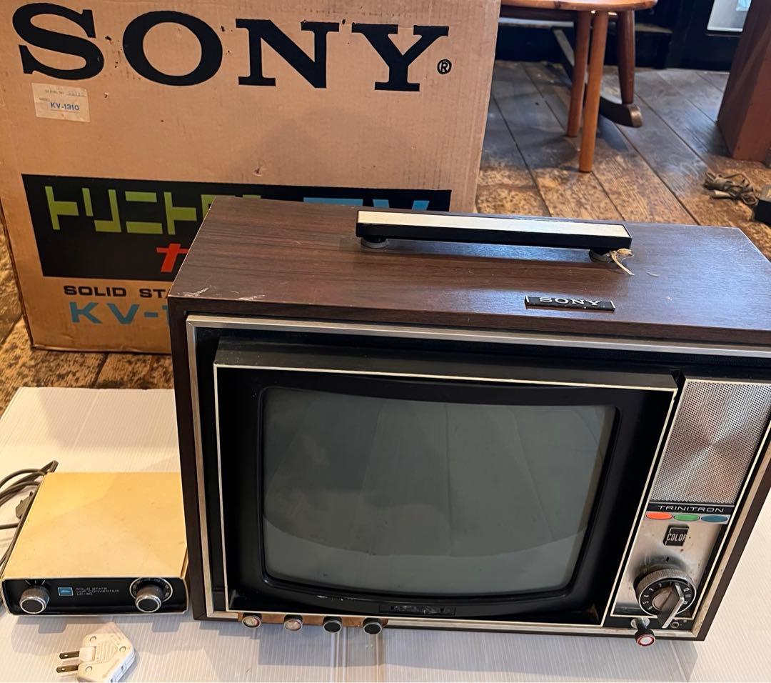一点もの SONY トリニトロン カラーテレビ ブラウン管 KV-1310 - メルカリ