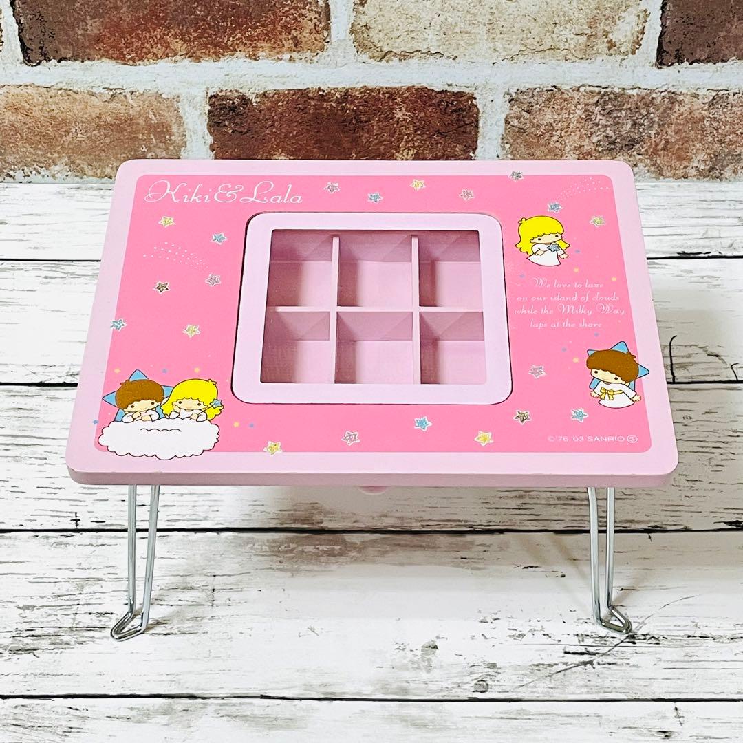 キキララ ミニテーブル 折りたたみテーブル サンリオ リトルツイン