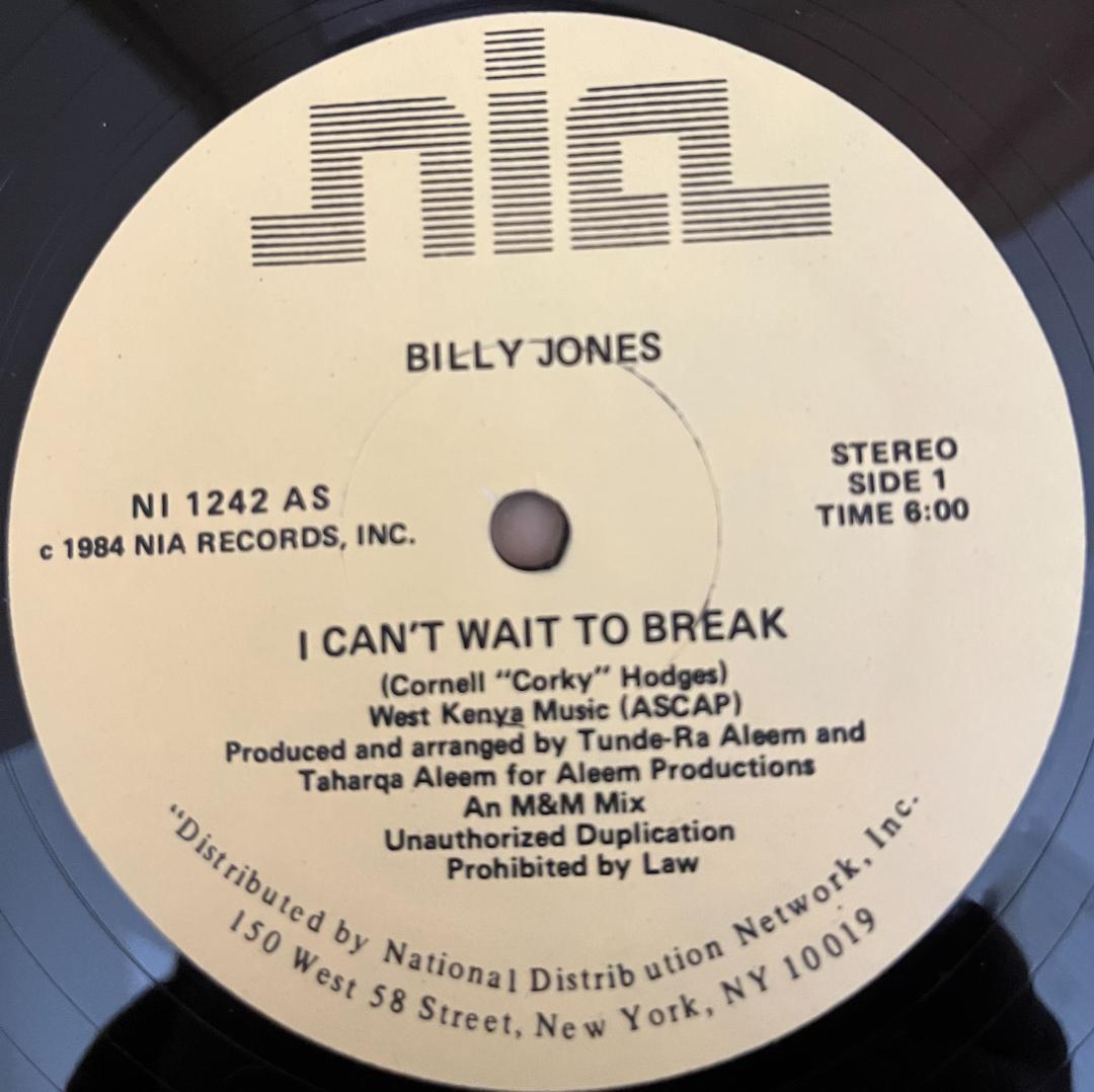 洋楽 BILLY JONES I CAN'T WAIT TO BREAK Billy Jones - I Cant Wait To Break - YouTube
