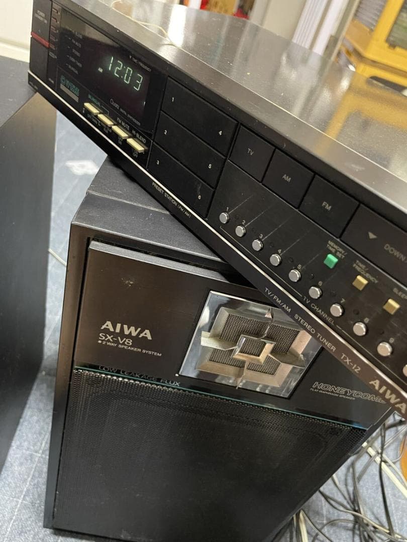 コンポ AIWA DX-77 MX-12 TX-12 スピーカー SX-V8 - メルカリ