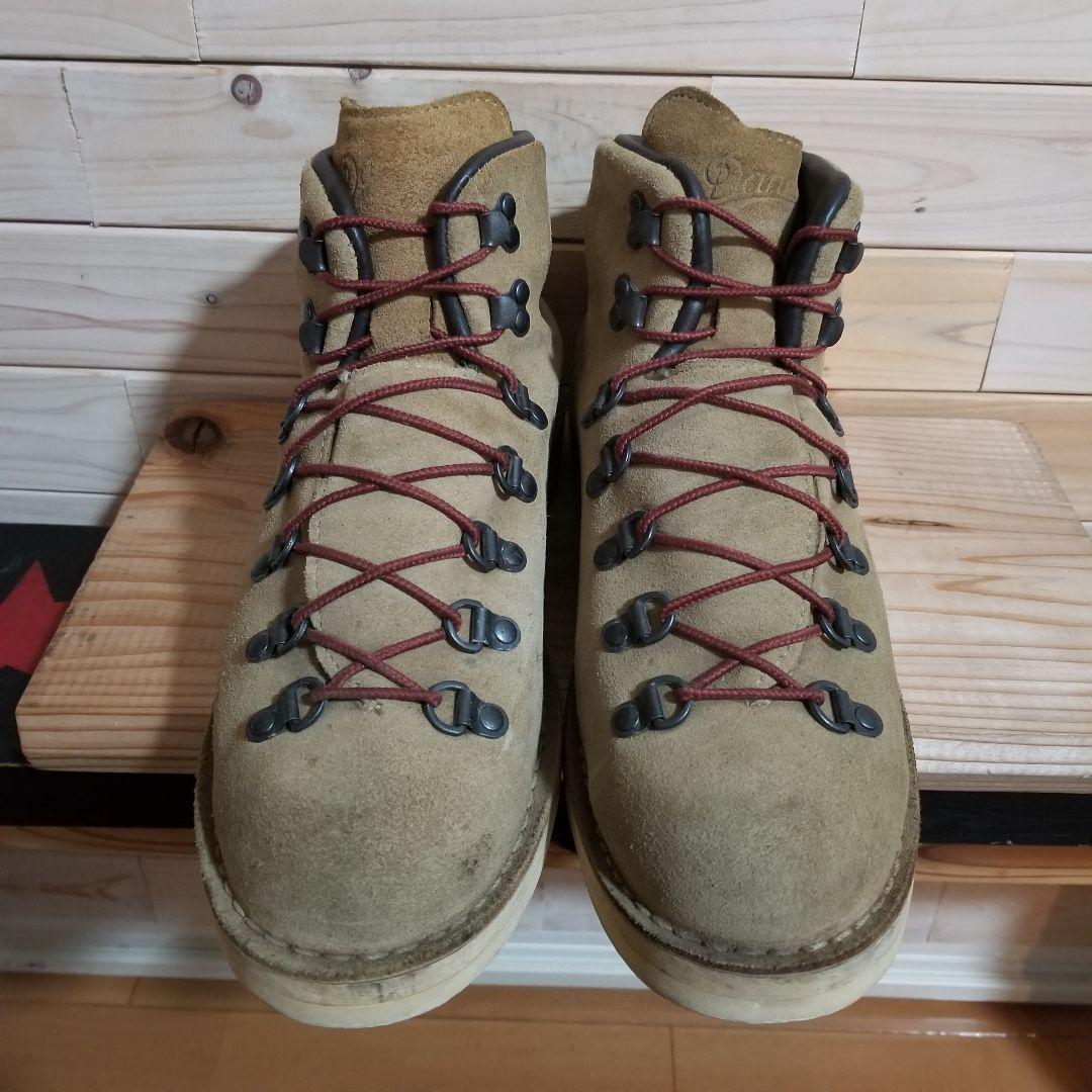 美品 廃盤 Danner ダナー マウンテンライト スエード 白タグ USA