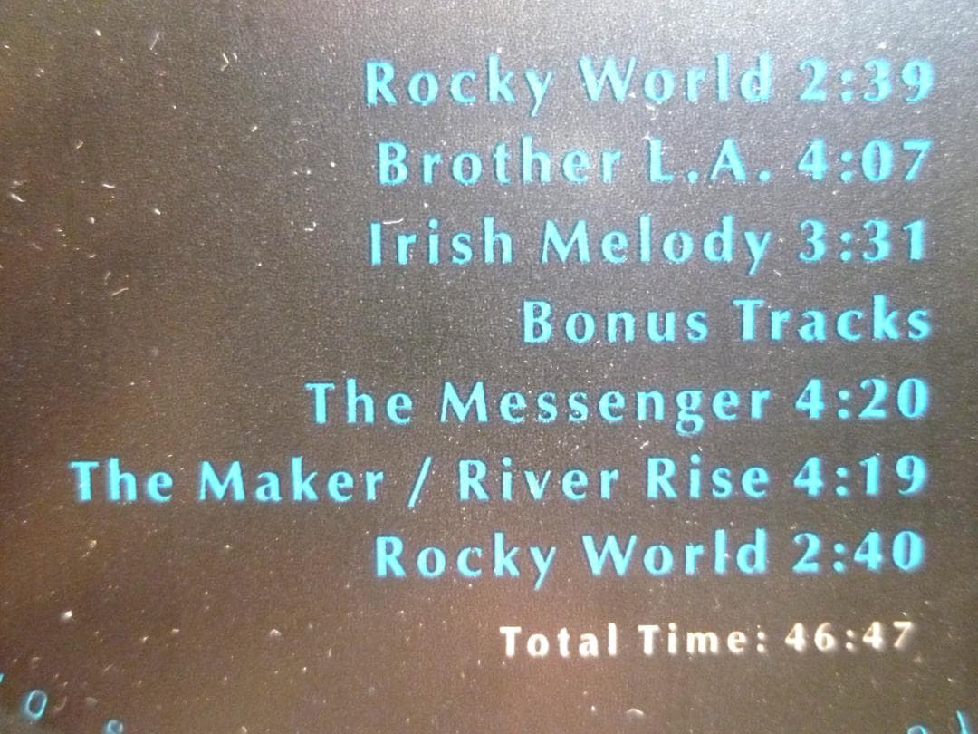 レア) Daniel Lanois ライブ盤 ラノア Cool Water