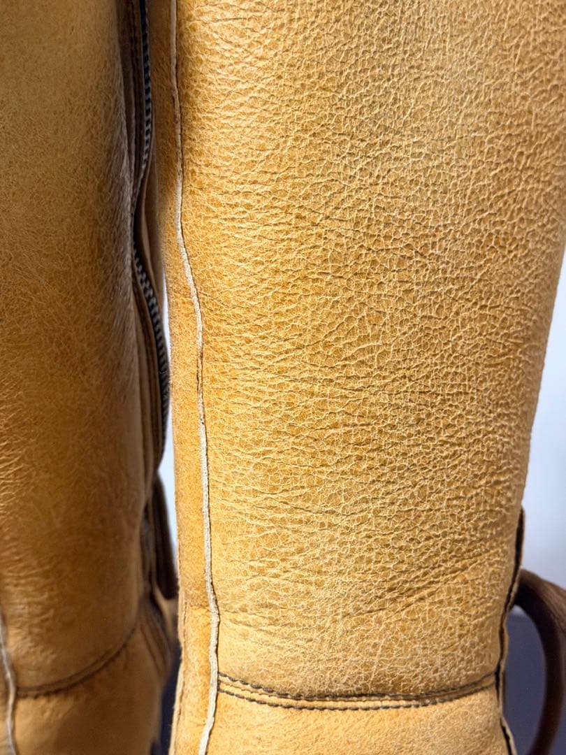 ブランド 品 通販ファッション - 美品 PRADA ベージュ ロングブーツ