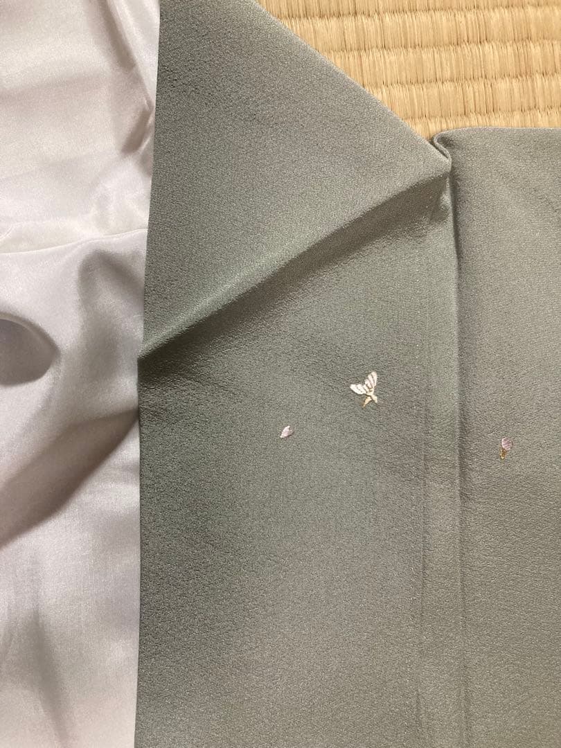 断捨離中様専用 着物 付下げ 花刺繍 - メルカリ