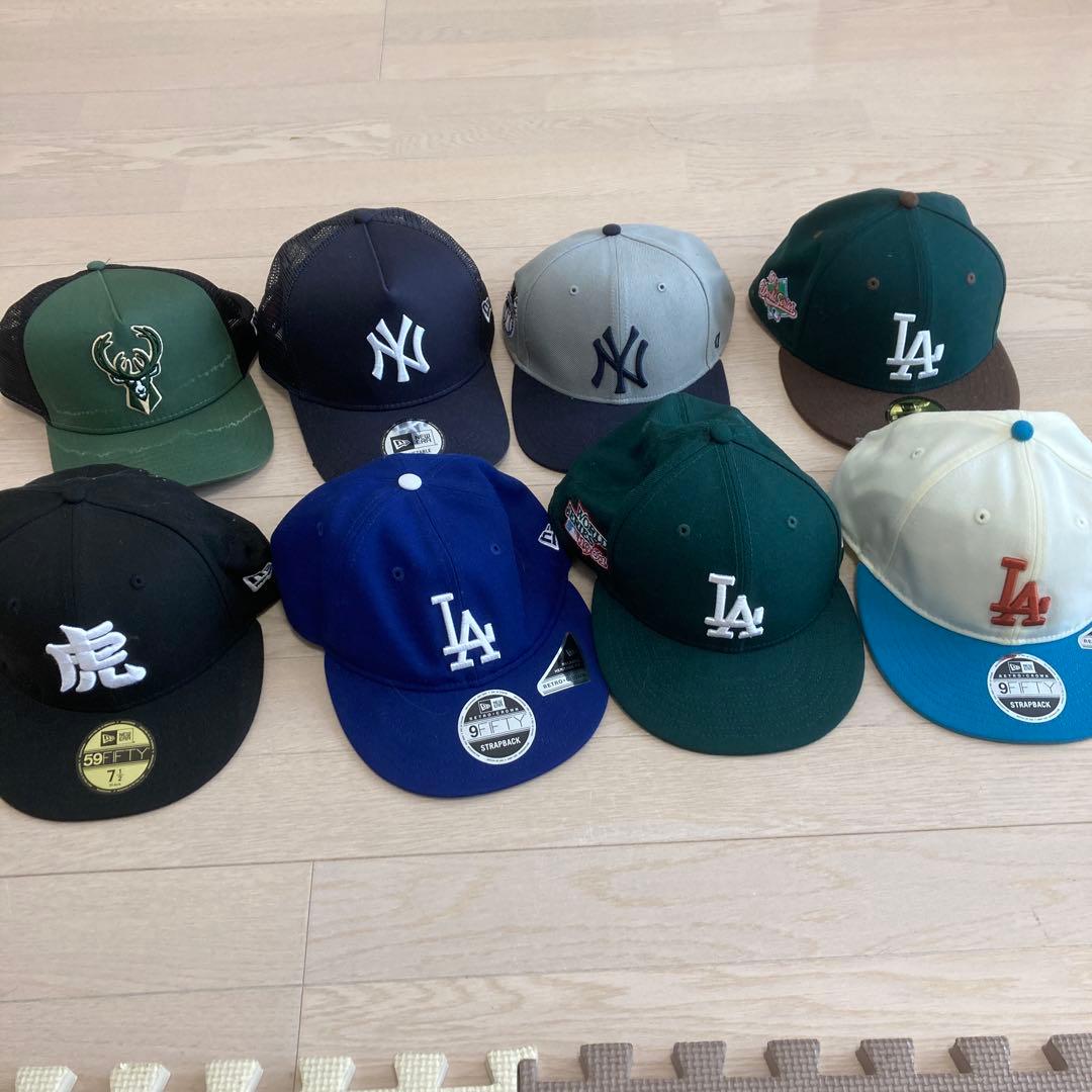 New Era ニューエラ　キャップ　他ベースボールキャップ 8つセット NEW ERA（ニューエラ） ベースボールキャップ 帽子 MLB : ONSPOTZ