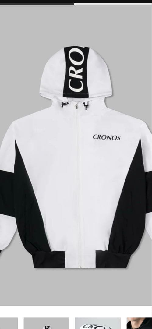 CRONOS ジャージ ホワイト/ブラック - メルカリ