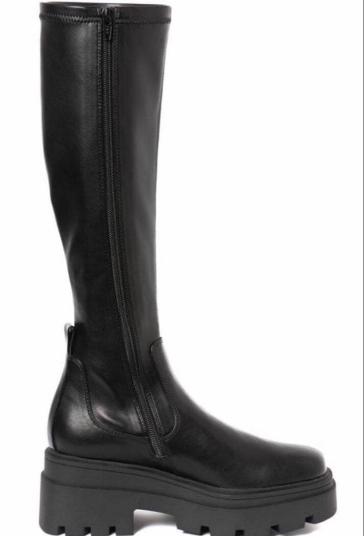 MAA様専用 ほぼ新品R&E ロングブーツブラック - メルカリ