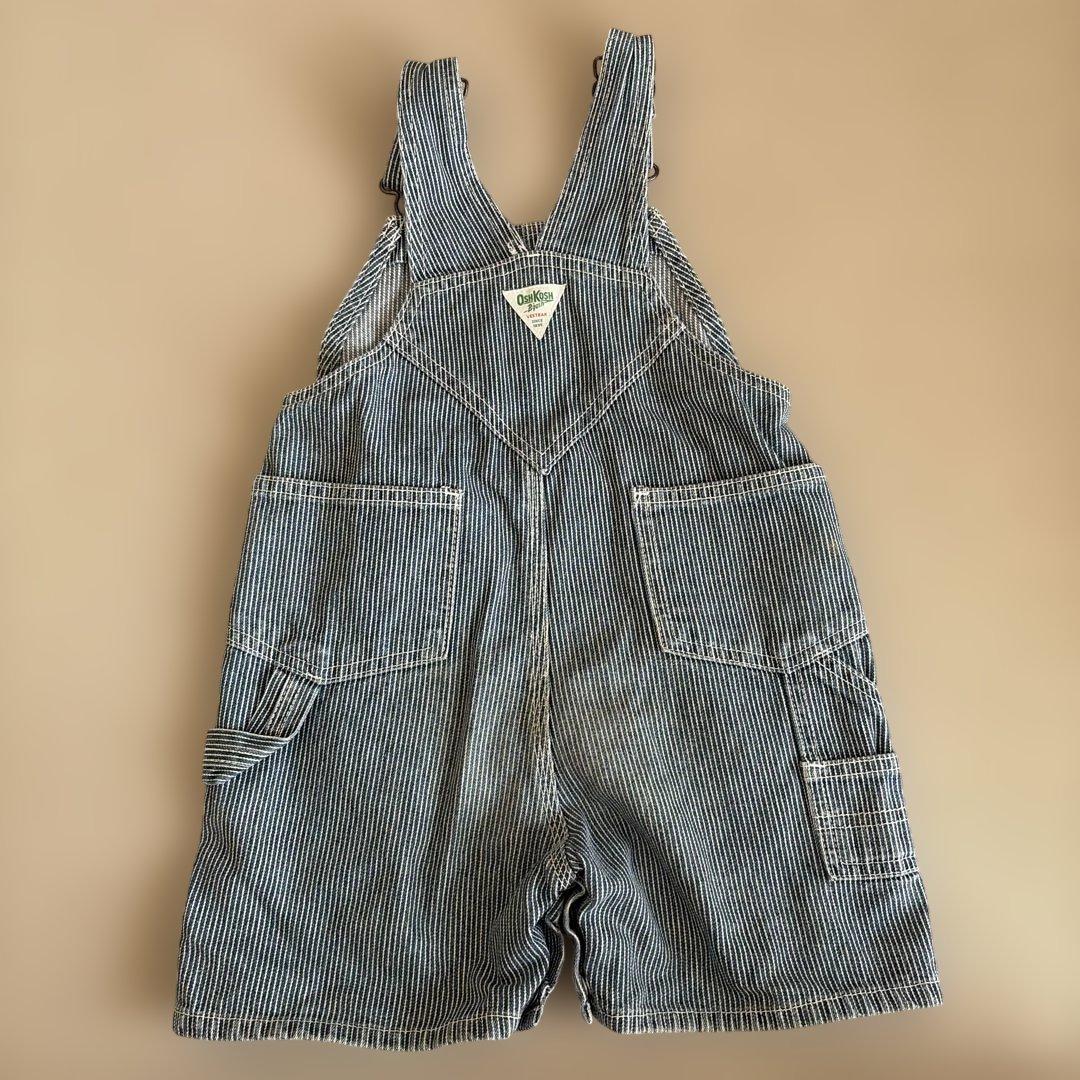 OshKosh B'gosh ストライプオーバーオール - メルカリ