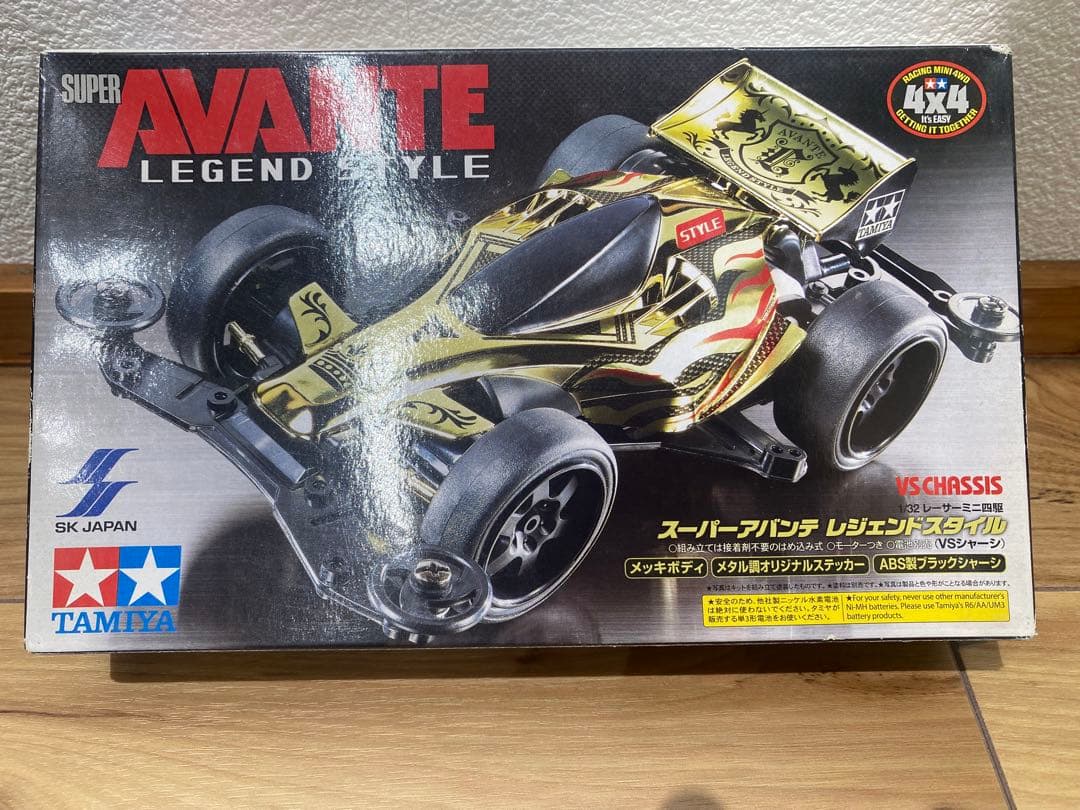ミニ四駆 スーパーアバンテ レジェンドスタイル ゴールドメッキ - メルカリ
