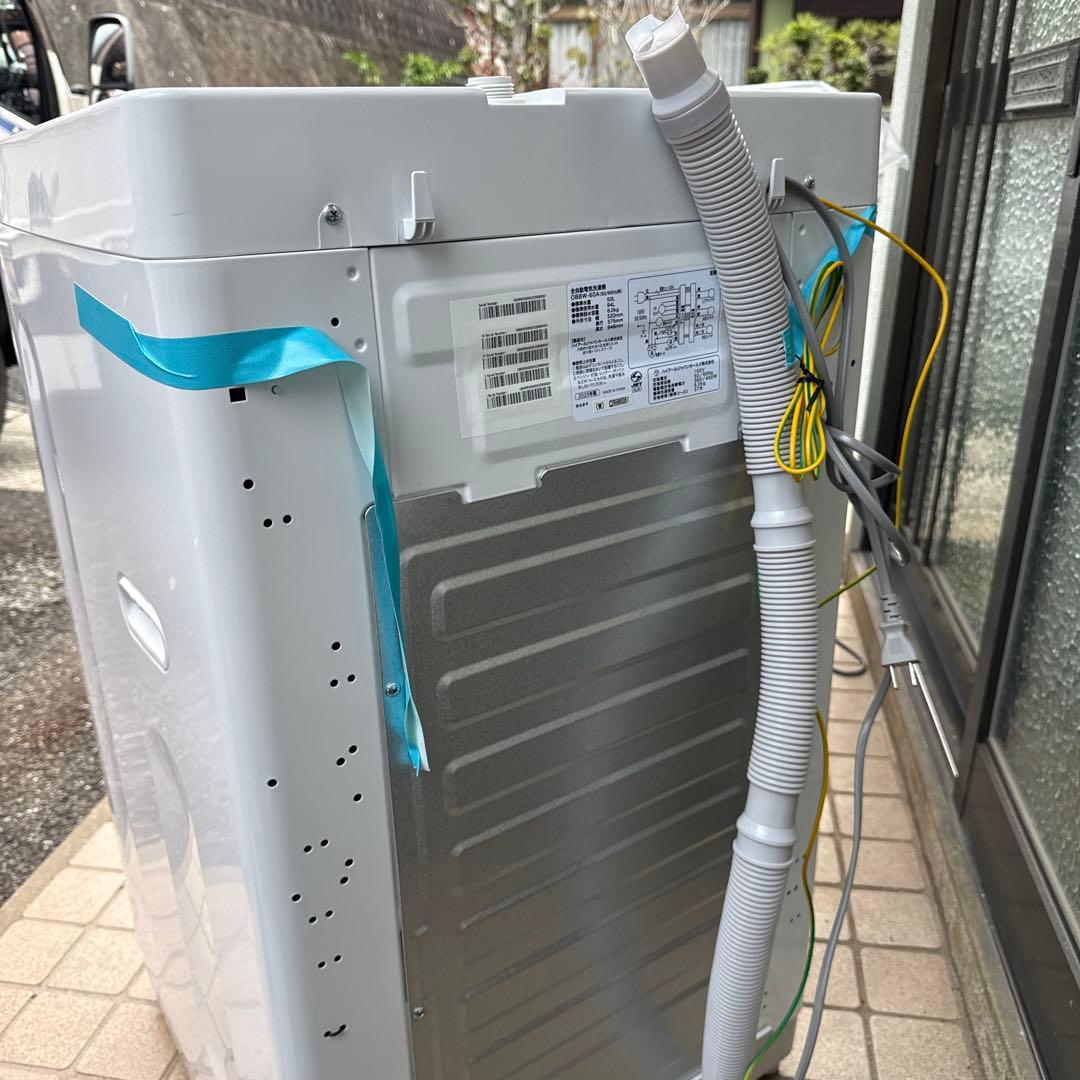 使用回数3回程 Haier 洗濯機 2025年製 6.0k OBBW-60A