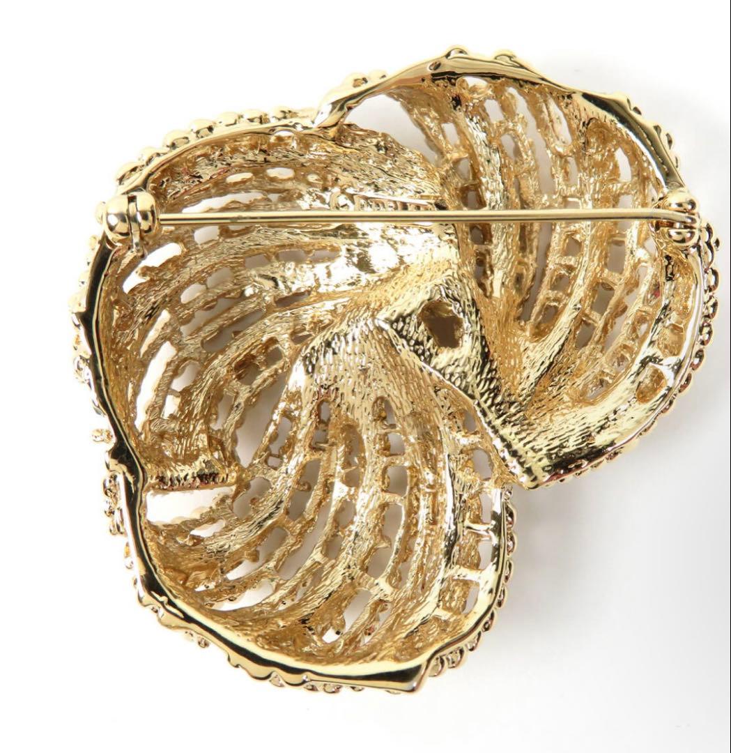 美品 D'ORLAN ドーラン ヴィンテージ ブローチ ラインストーン