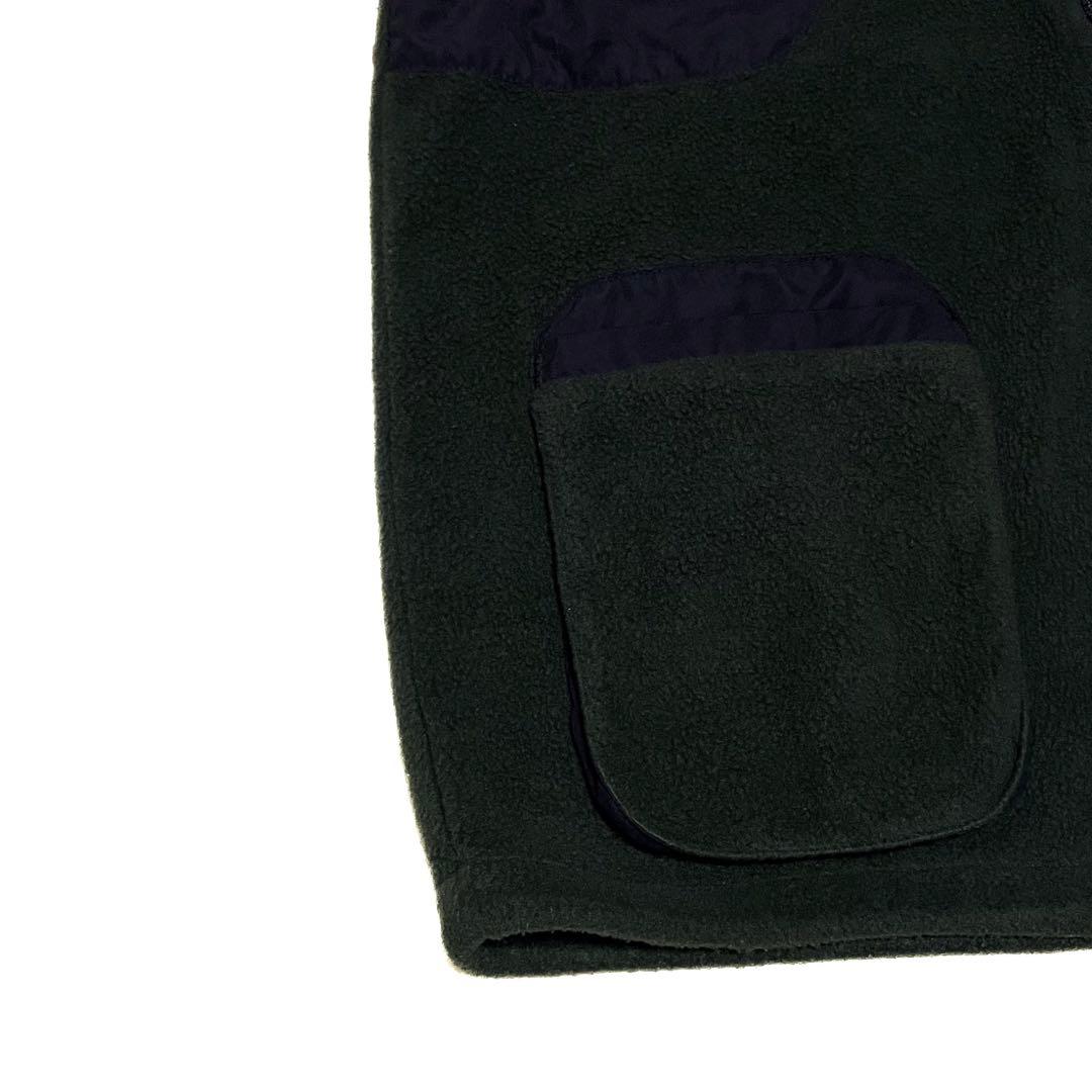 L.L.BEAN ハンティングフリースベスト フルジップ テック ツートン