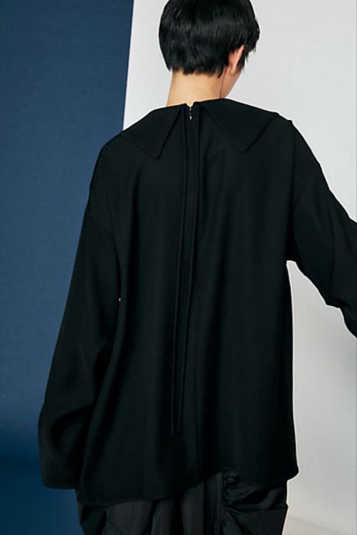 中古】ENFOLD PEツイル アシンメカラーBLOUSE 38