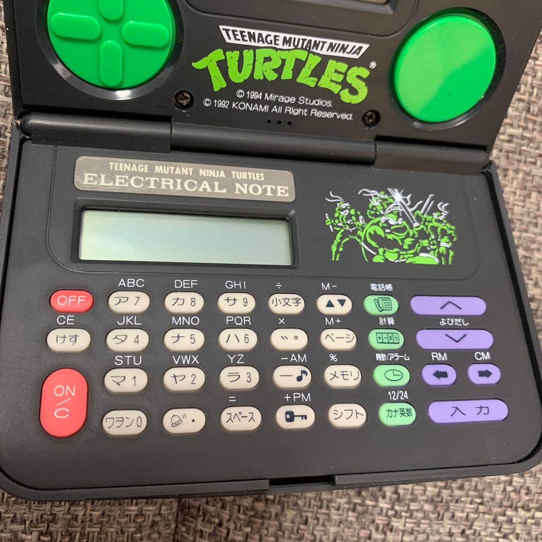 ミュータント・タートルズ 電子手帳 - メルカリ