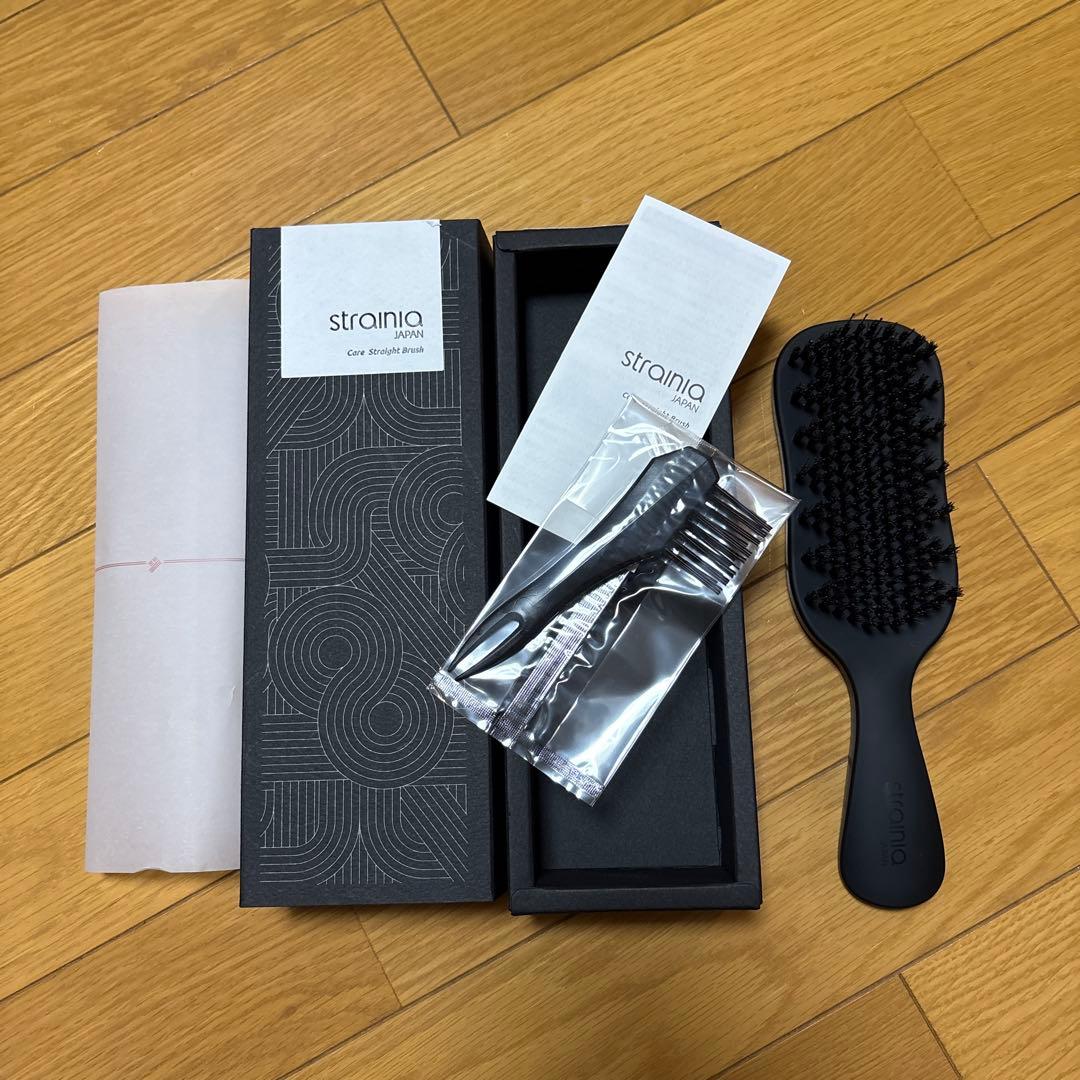 strainia ストレートブラシとクリーニングブラシ 楽天市場】【公式】ケアストレートブラシ strainia ストレーニア