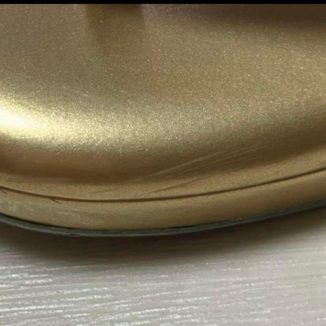 《美品》草履バッグセット　ゴールド　ブラック