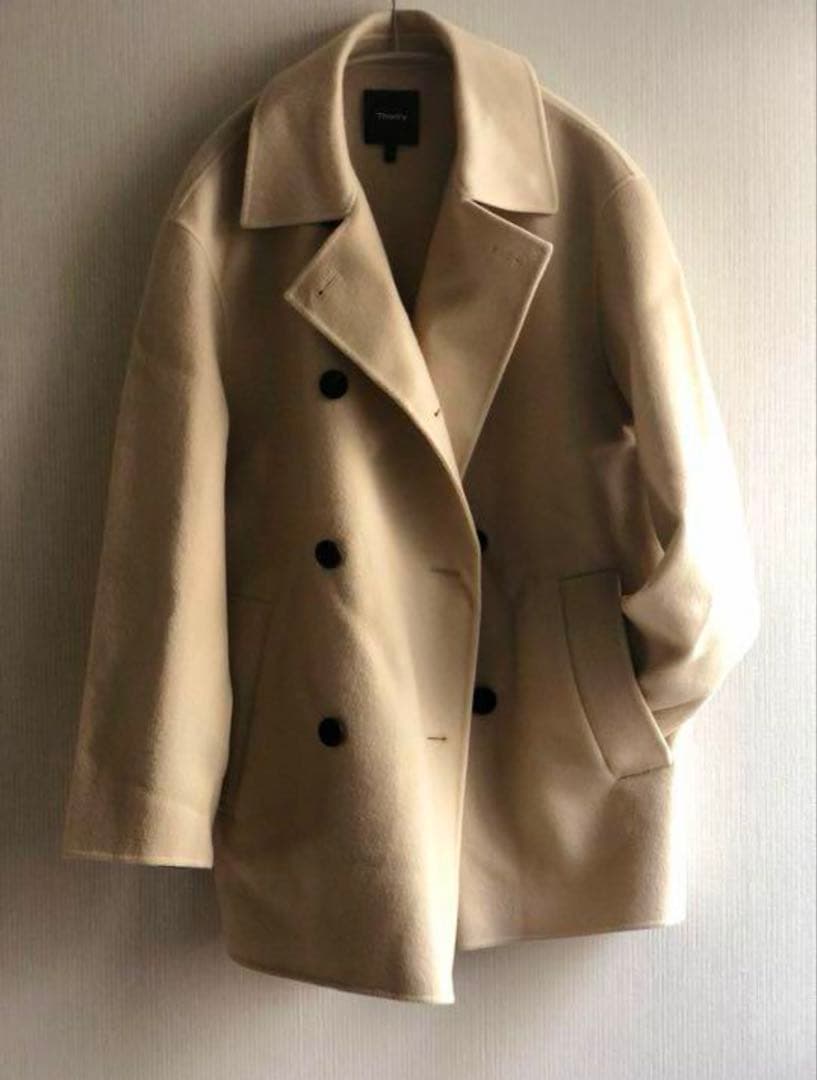 ⭐️美品⭐️Theory ダブルブレストPコート - メルカリ